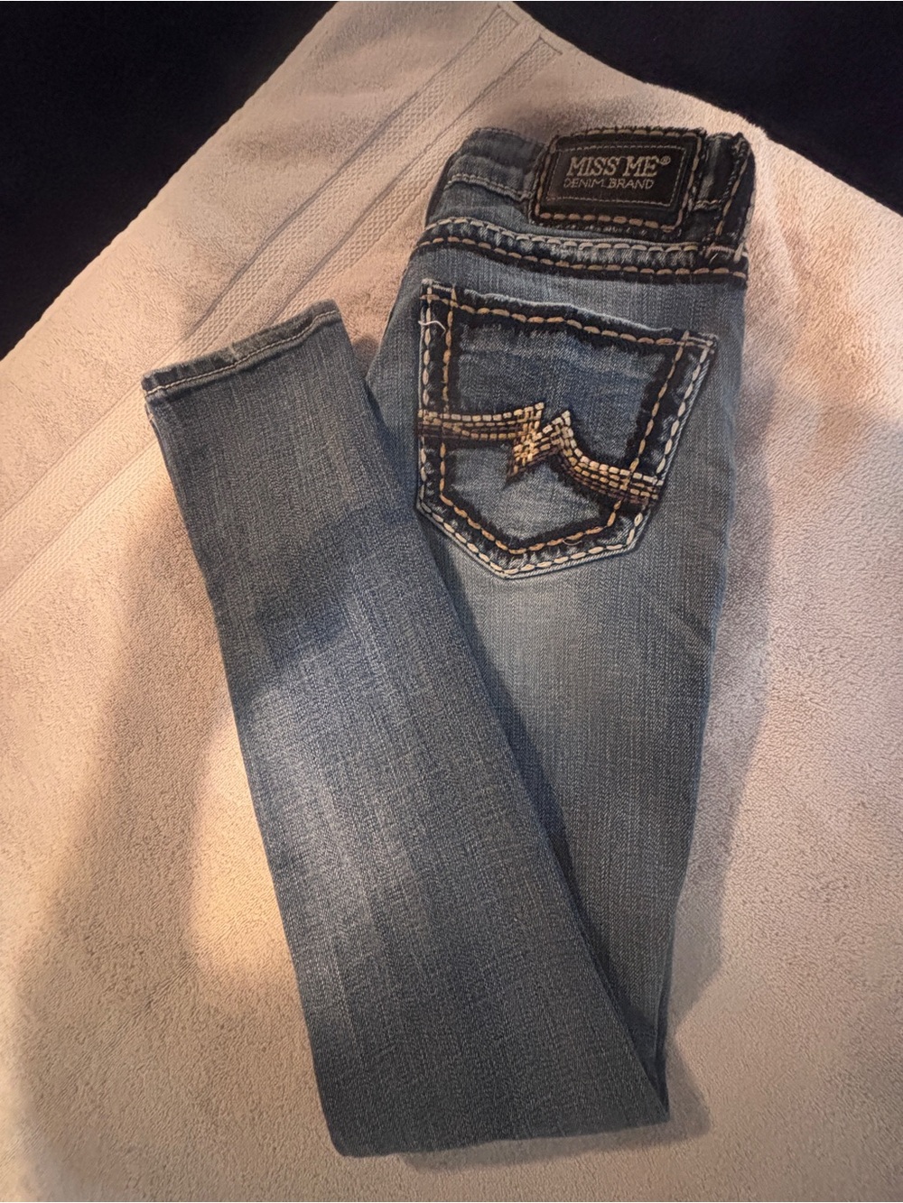 Miss Me Sunny Skinny Jeans Waist 25 Blue